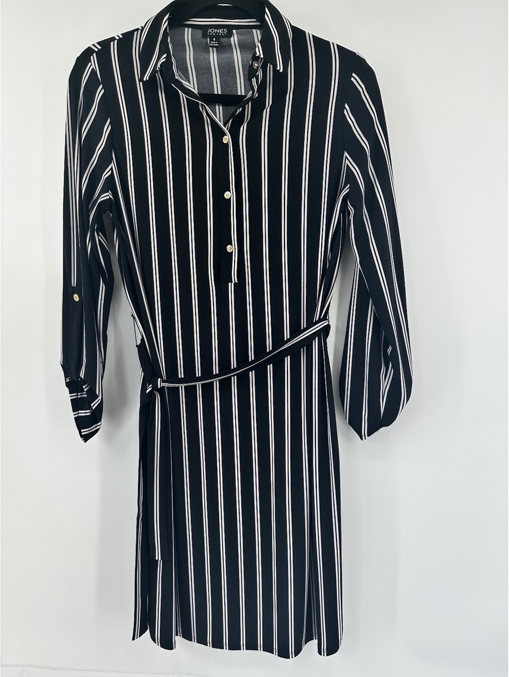 Jones New York Women’s Pinstripe Dress – Size 4